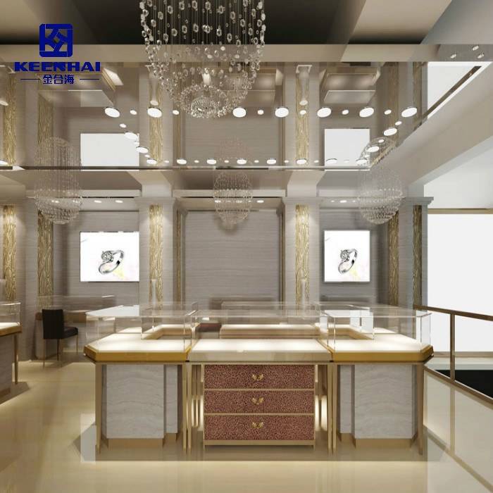 High End Glass Display Case Cabinet product pictures
