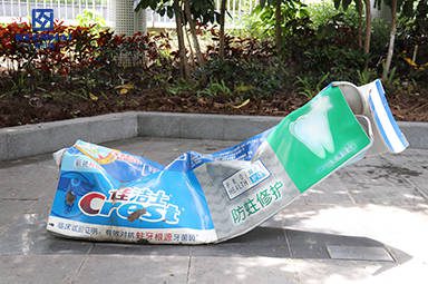 sculpture of art toothpaste