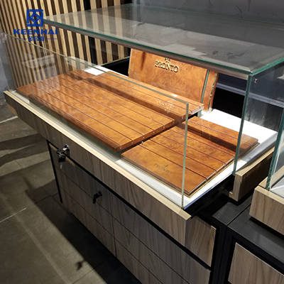 Айнек дисплей көргөзмө кабинетинин продукт сүрөтү
