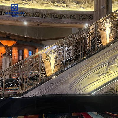 Stainless Steel Indoor Stair Railings Mga hulagway sa produkto