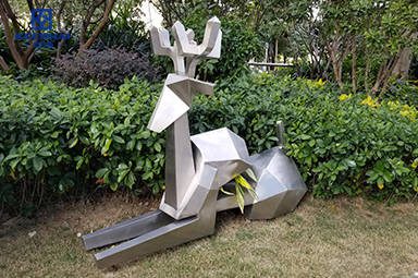 sculpture of art deer