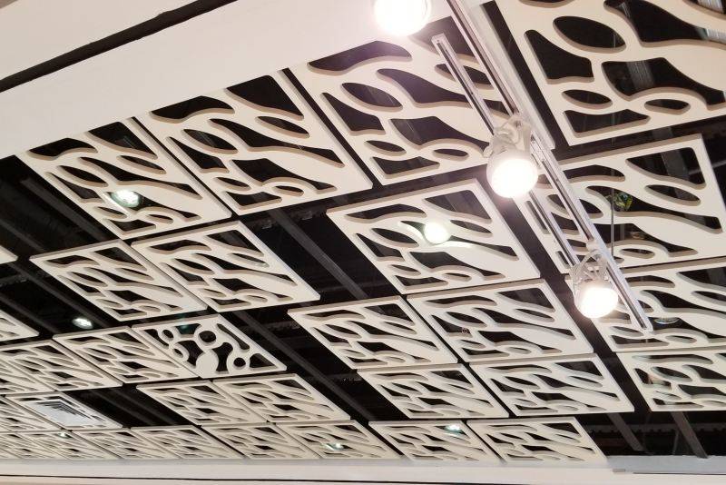 Custodia per prodotto da soffitto in acciaio inossidabile