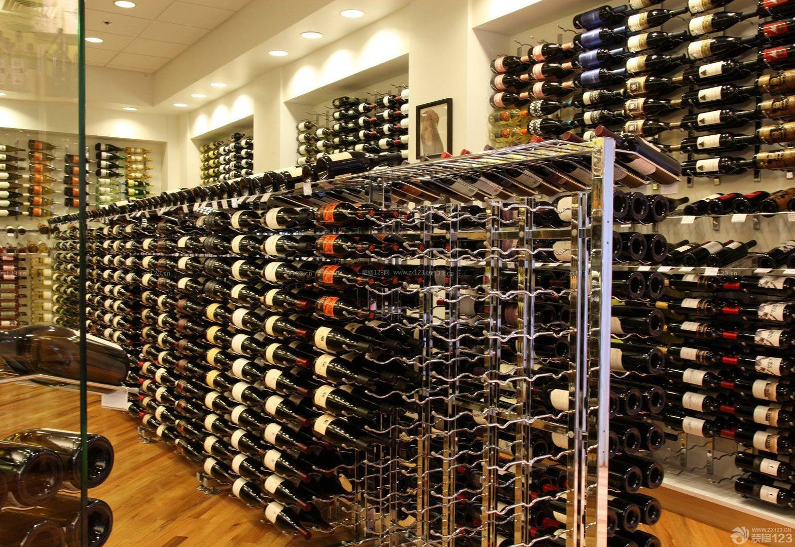 Корпус прадукту Wine Shelf з нержавеючай сталі