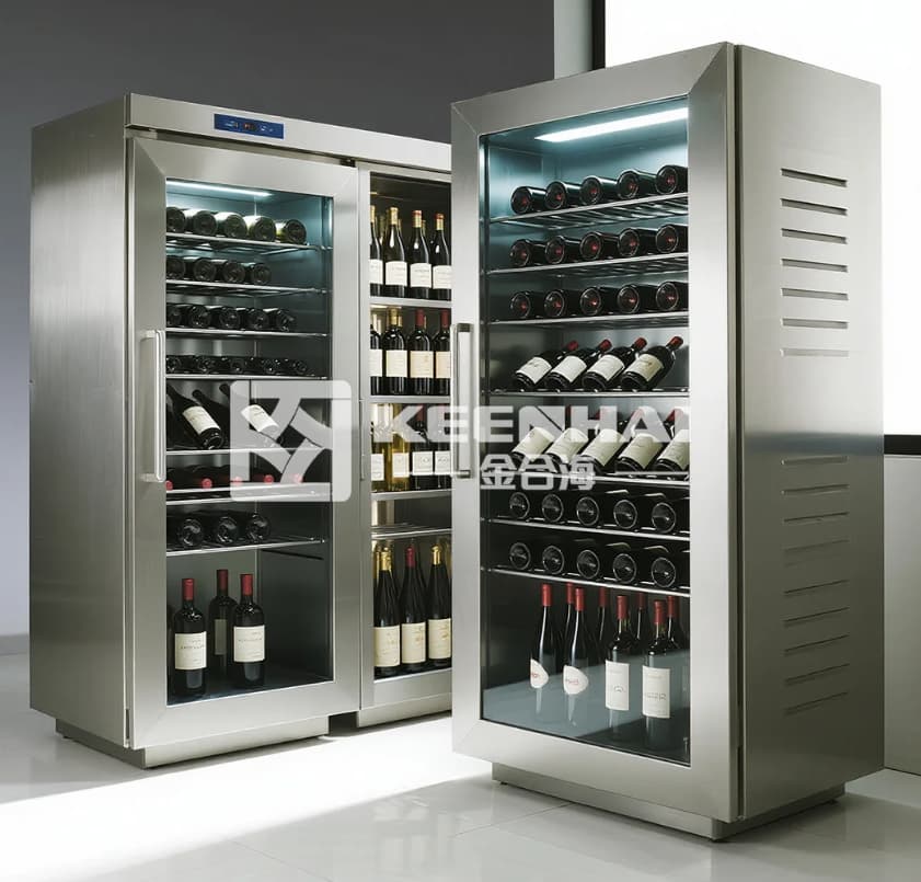 stainless steel wine cellar