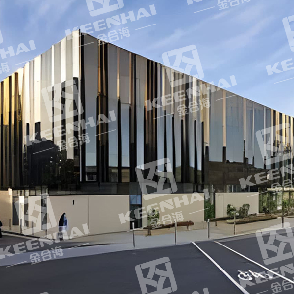 stainless steel exterior wall