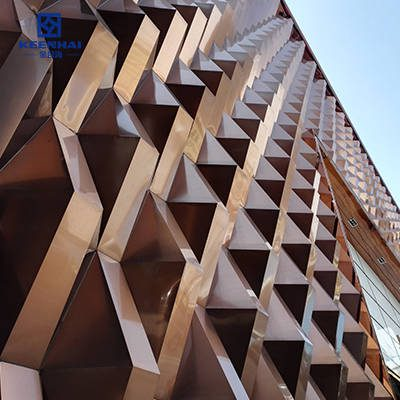 stainless steel exterior facades