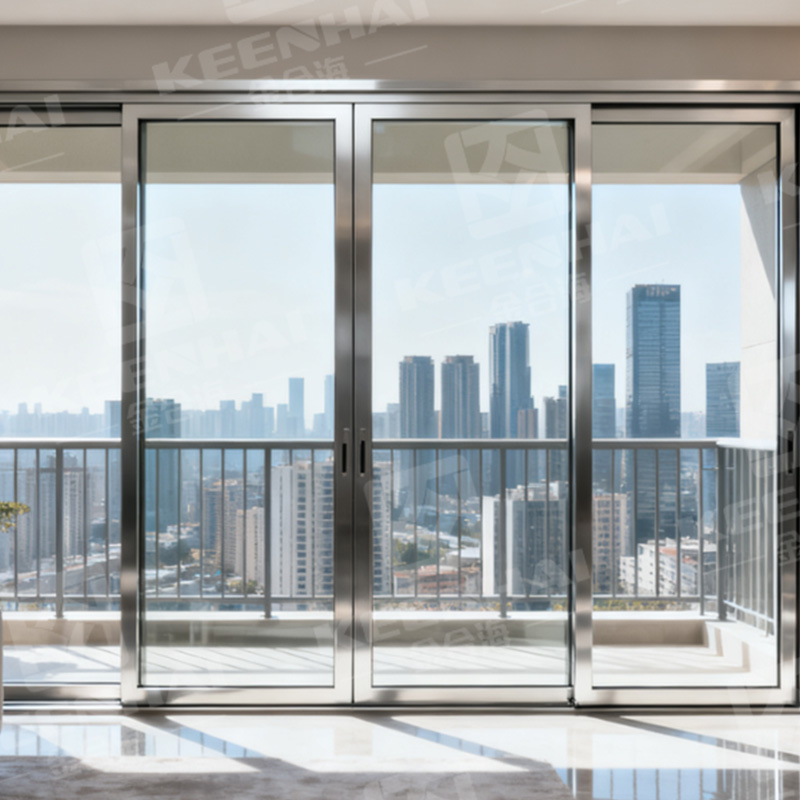 Soundproof Stainless Steel Sliding Door