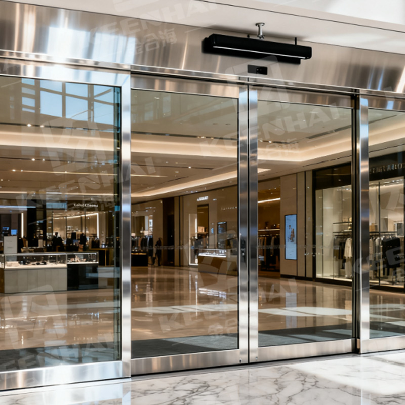 Stainless Steel Mall Entrance Sliding Door