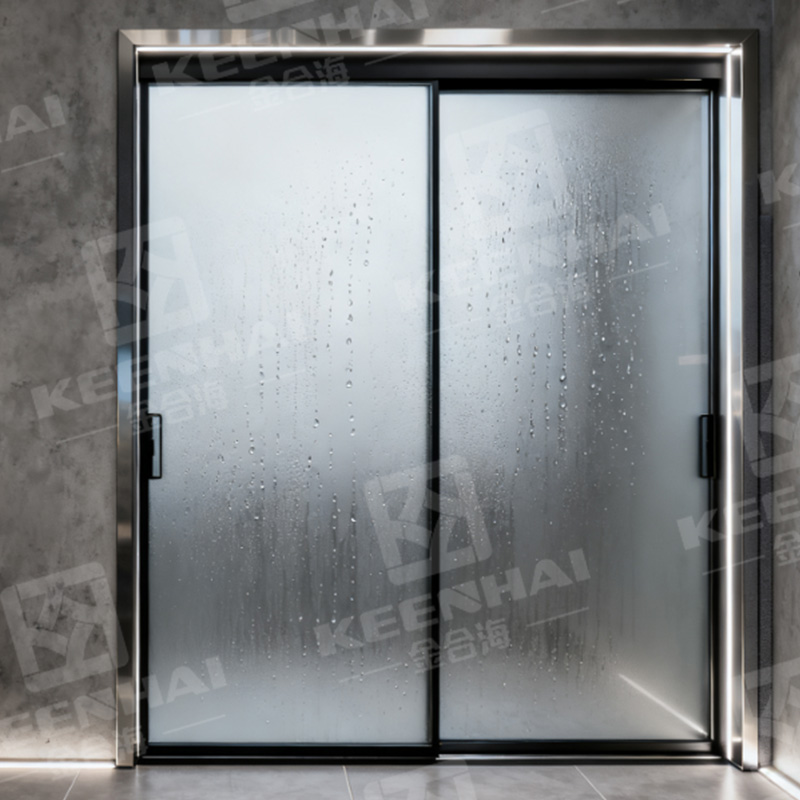 Bathroom Stainless Steel Sliding Door