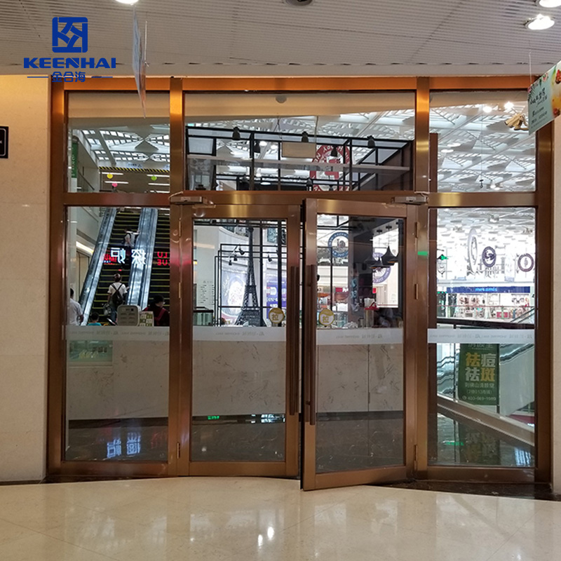 Shopping Mall Stainless Steel Glass Door