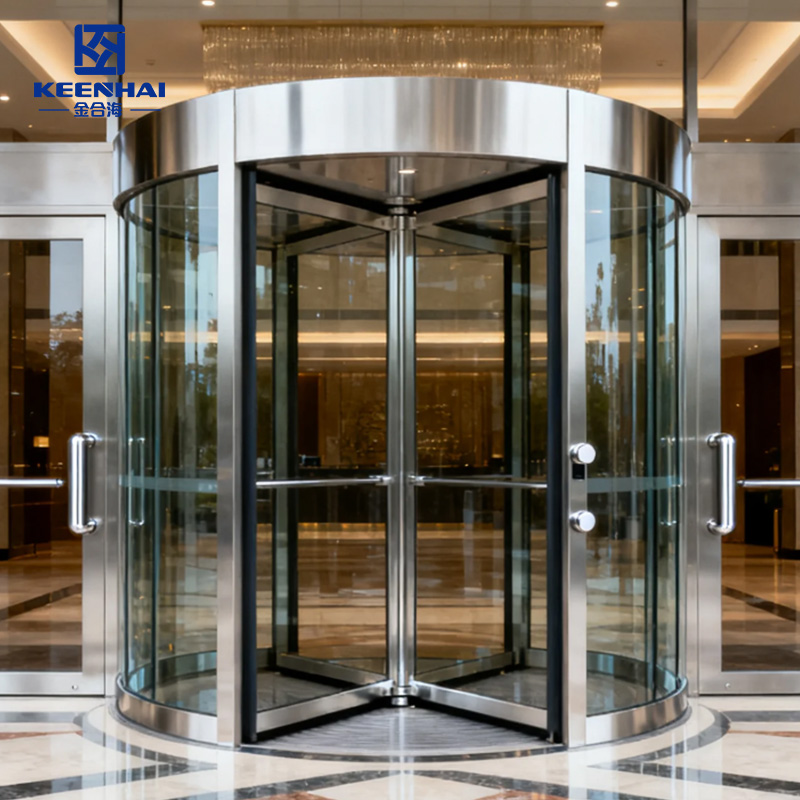 Manual Stainless Steel Revolving Door