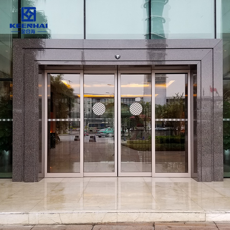 Dupla lengő rozsdamentes acél üvegajtó