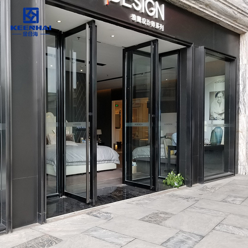 Hotel Stainless Steel Glass Swing Door