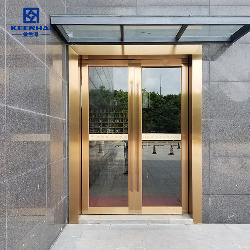 Single Swing Stainless Steel Glass Door