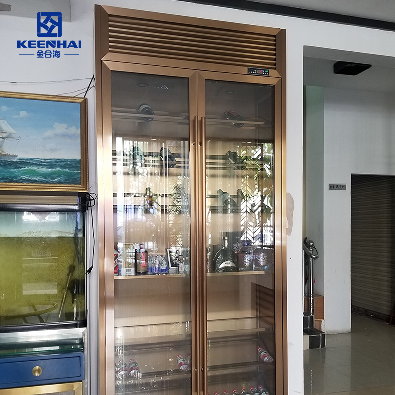 Single Swing Stainless Steel Glass Door
