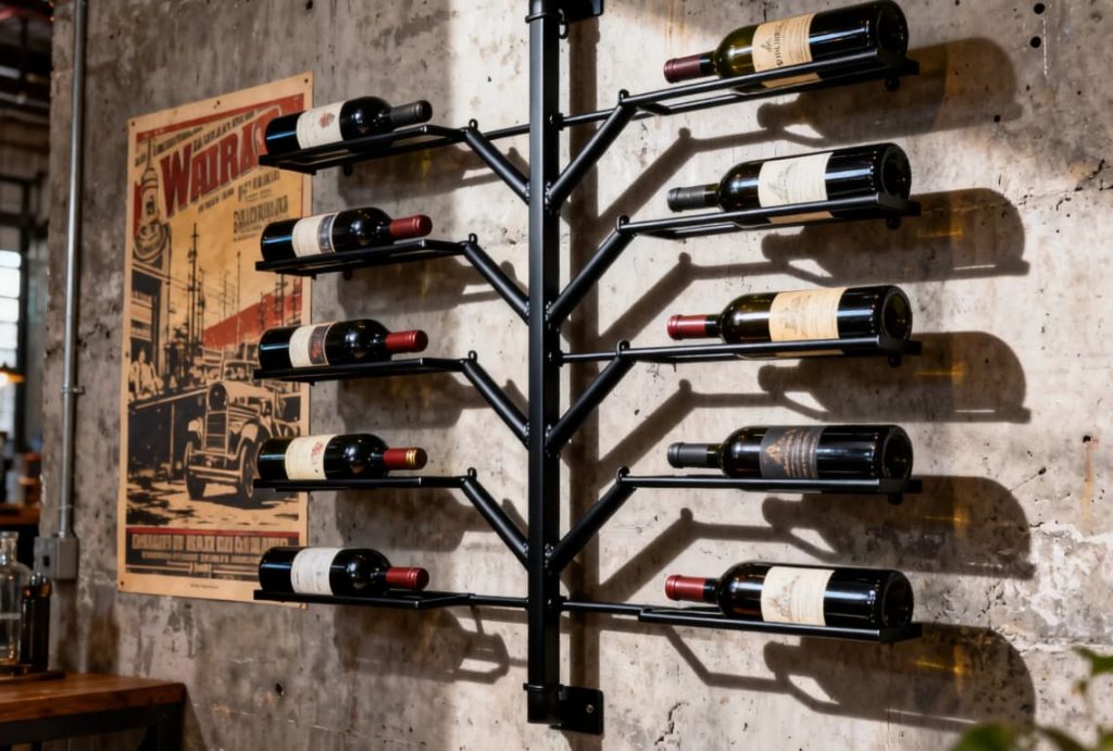 premium wall-mounted wine storage