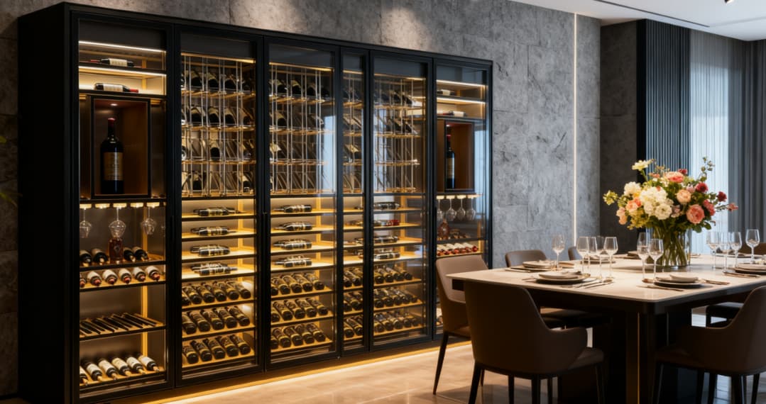 premium wine cabinet constant temperature