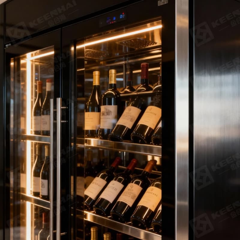 Luxury Constant Temperature Wine Display Cabinet