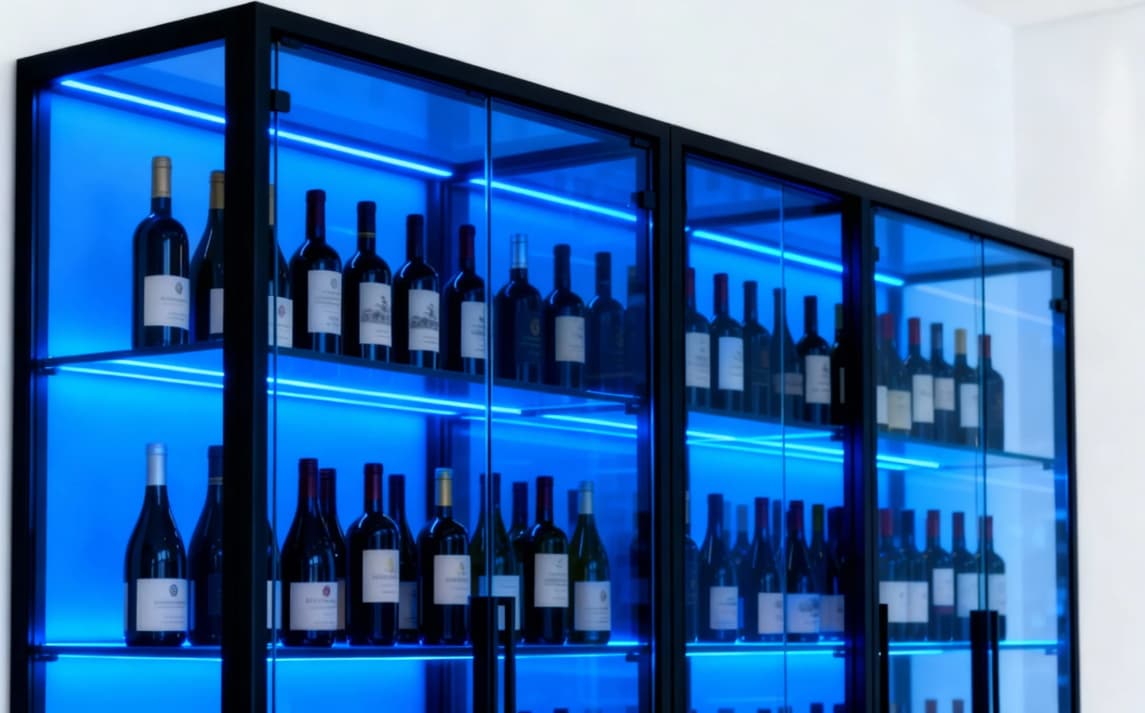 temperature-controlled wine rack