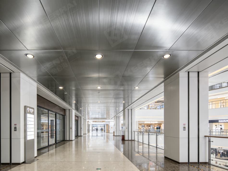 brushed-metal-ceiling-panel-architectural-design