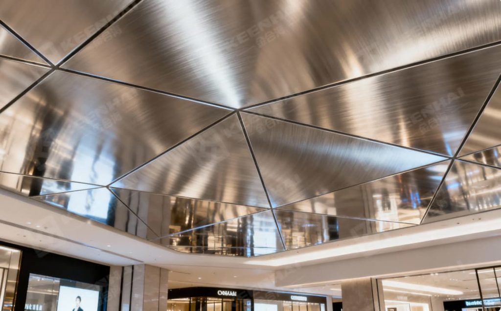 tailored stainless steel ceiling