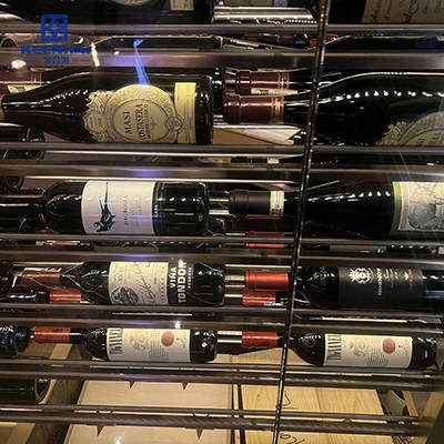 స్టెయిన్లెస్ స్టీల్ వైన్ షెల్ఫ్