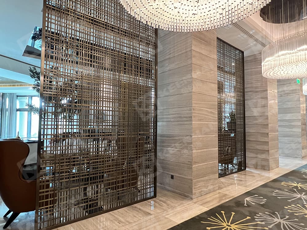 decorative stainless steel interior screen
