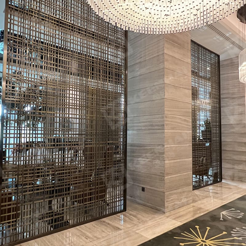 Stainless Steel Lobby Screen